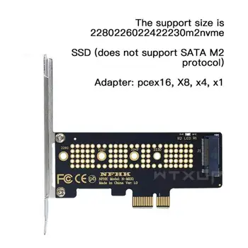 M. 2 NVMe SSD NGFF para PCIE X4 adaptador Tecla M placa de interface de Suporte a PCIE 3.0 Express x4 2230-2280 Tamanho m.2 mie adaptador de 2022