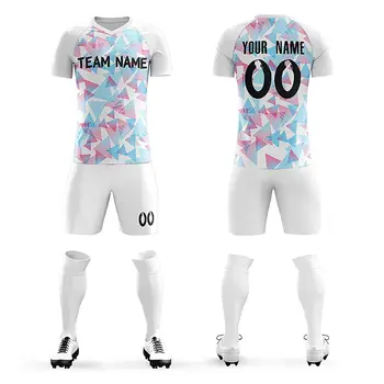 Personalizado de Futebol Jersey Homens Jovens Personalizadas, Camisas de Futebol com o Nome da Equipa Logotipo do Número de