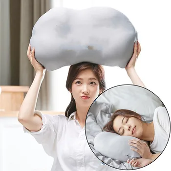 Nuvem de Sono Travesseiro Micro Airball Travesseiro Vício 3D Profundo Sono Pescoço Cabeça Ar Bolas Almofada Para Ovo de Alívio de Pressão Travesseiros