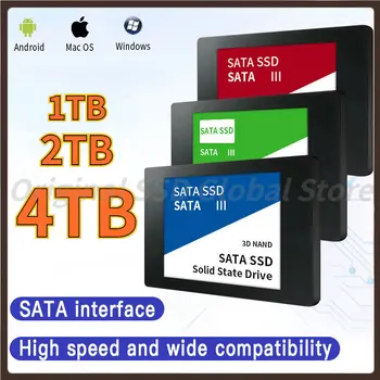 SATA de 2,5 Polegadas.3 SSD de 4 tb 2 TB 1 TB Flash Unidade de disco Rígido Interna SSD M. 2 NGFF SSD de Alta Velocidade Disco Rígido de Estado Sólido para Notebook/Laptop