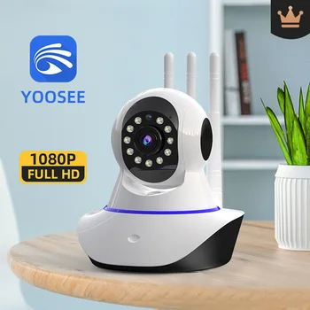 2MP 1080P Yoosee/V380 /Carecam aplicativo sem Fio do IP de PTZ Dome Camera AI Humanóide de Detecção de Casa de Segurança do CCTV Monitor do Bebê
