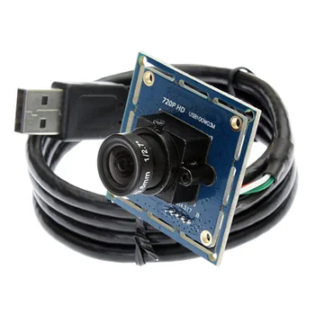 1Megapixel 720P MJPEG 30fps CMOS Omnivision OV9712 8mm Usb 2.0 de Segurança Mini Usb cftv módulo da câmera para o QR Code de Digitalização